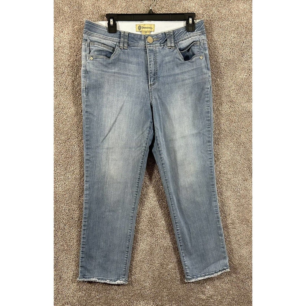 Democracy Light Wash Cropped Women's Jeans
